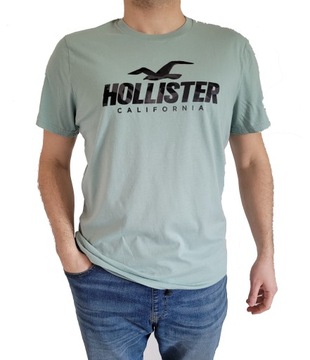 t-shirt Hollister Abercrombie koszulka M miętowy