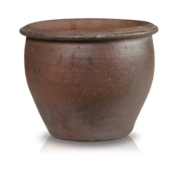 MROZOODPORNA DONICA OGRODOWA DONICZKA KAMIONKOWA - OKRĄGŁA DB 40X29 CM