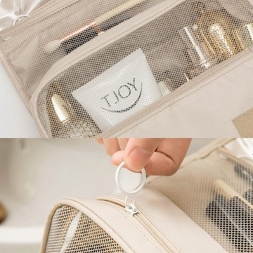 Женская мужская подвесная дорожная косметичка с подвеской, бежевый SEOL