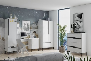 ZESTAW MEBLI SPRING PLUS KOMODA (DREWNO CZARNE)
