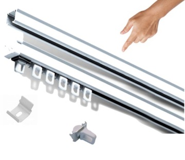 Szyna sufitowa aluminiowa KS 480cm pojedyncza