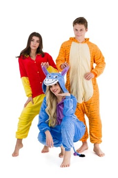 ONESIE KOMBINEZON PIŻAMA DRES KŁAPOUCHY158-168 [M]