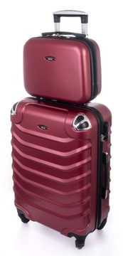 НАБОР 2 в 1 МАЛЕНЬКИЙ ЧЕМОДАН ДЛЯ РУЧНОЙ РУКИ L + КОРОБКА КОСМЕТИЧЕСКАЯ СУМКА RGL СУМКА ДЛЯ БАГАЖА