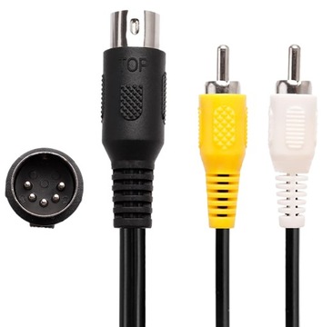 KABEL PRZEWÓD AUDIO/VIDEO 2XRCA MONO CHINCH DO SEGA GENESIS 1 180CM