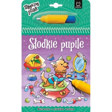 Malowanka z pisakiem wodnym. Słodkie pupile