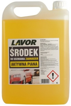 LAVOR ŚRODEK AKTYWNA PIANA 4L MOCNA DO MYCIA AUT SAMOCHODU KONCENTRAT