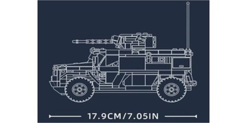 Кирпичи БРОНИРОВАННЫЙ ГРУЗОВИК Тайфун-WDW К-4386 4×4 Камаз 4 ФИГУРКИ + ОРУЖИЕ LEGO