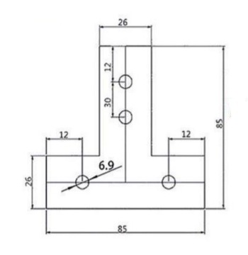 ЛИСТ ЛИСТ СОЕДИНЕНИЯ ТИП АЛЮМИНИЕВЫЙ ПРОФИЛЬ 30Х30