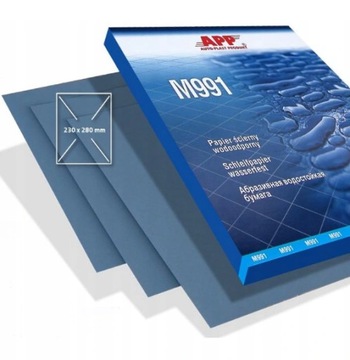 APP M991 Papier ścierny WODNY wodoodporny P1500