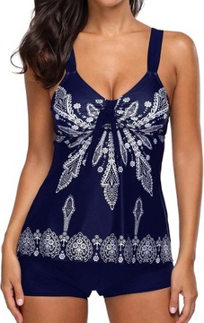 Socluer Strój kąpielowy TANKINI + szorty 44-46 r. 3 XL