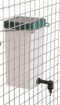 Poidło 1L biało/zielone, dla królików