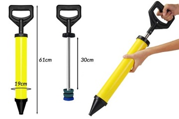 СТРОИТЕЛЬНЫЙ ПРУЖИННЫЙ НАСОС ДЛЯ ЦЕМЕНТНОЙ ШТУКАТУРКИ КЛЕЙНЫХ ШВОВ 4 НАСАДКИ