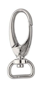 Brelok do torebki paska karabińczyk krab 13mm 9,6g