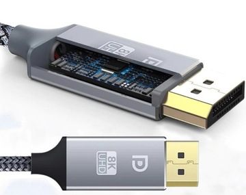 DisplayPort 1.4, кабель 8K, 60 Гц, разрешение 4K, 144 Гц, монитор DP-DP HDR, 3 м