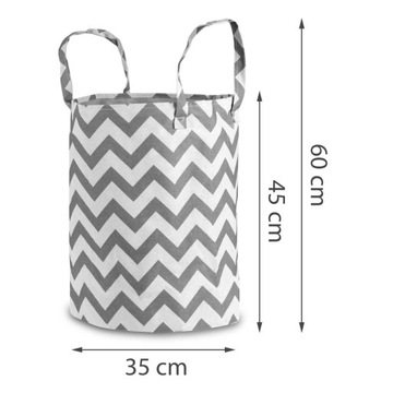 Корзина для хранения игрушек Нукидо - серая