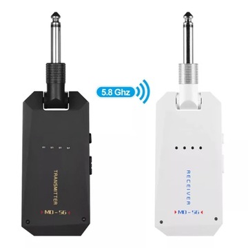 Ammoon MD-5G A8 bezprzewodowy 5.8G 2.4G System gitarowy akumulator nadajnik