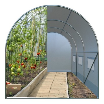 Садовый туннель с двойными дверями 3x6x2 - 18 м2 Планировщик зеленого сада бесплатно