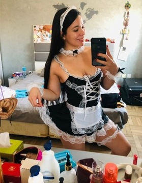 КОСТЮМ ГОРНИЧНОЙ, ЖЕНСКИЙ НАБОР ДЛЯ ВЕЧЕРИНКИ «МОСТ»