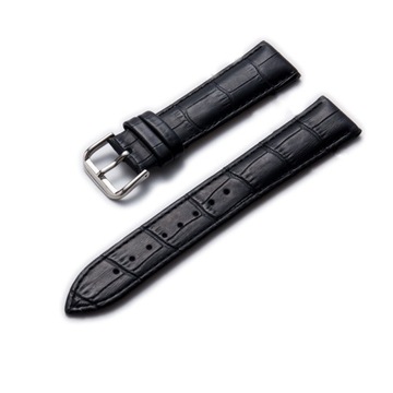 22 mm Czarny Pasek Do Zegarka Wężowy Wzór