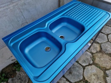 ГАСТРОНОМИЧЕСКАЯ МОЙКА С 2 КОРЗИНАМИ С ПОЛКОЙ 120Х60Х85