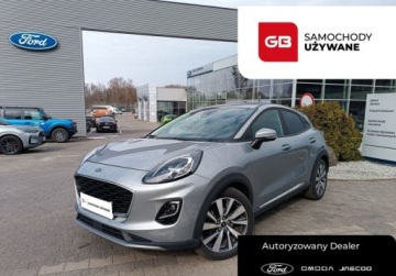 Ford Puma II Crossover 1.0 EcoBoost mHEV 125KM 2022 Ford Puma 125KM mHEV Automat TitaniumX SalonPL SerwisASO FV23 P.Zima Gwara