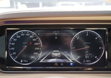 Mercedes Klasa S W222 Limuzyna 350 Blue TEC 258KM 2014 Mercedes-Benz Klasa S 350D LONG 4MATIC Panorama DVD Kamery 360 Serwis 3.0, zdjęcie 13