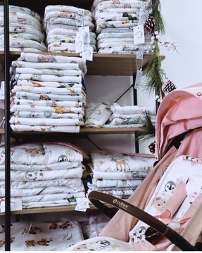 Бамбуковый вкладыш в коляску 86х36см Bonjour Cherie Teddy Bears