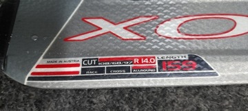 Narty Blizzard XO3 159cm +Blizzard 3.10