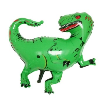 DUŻY BALON FOLIOWY DINOZAUR ZIELONY DINO TYRANOZAUR REX URODZINY