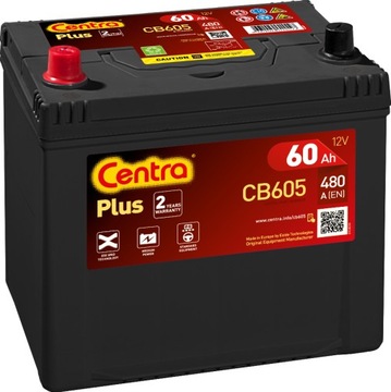CENTRA PLUS CB605 60Ah 480A LEWY+ JAPAN