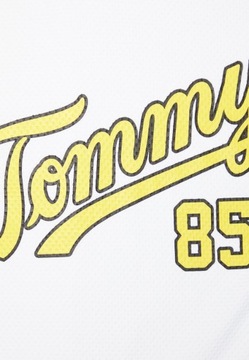 T-shirt sportowy z nadrukiem Tommy Jeans XS