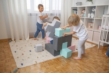 Мягкие пенопластовые блоки для детей, формы куба