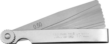SZCZELINOMIERZ 100 mm 10 listków 0,05-0,5 mm