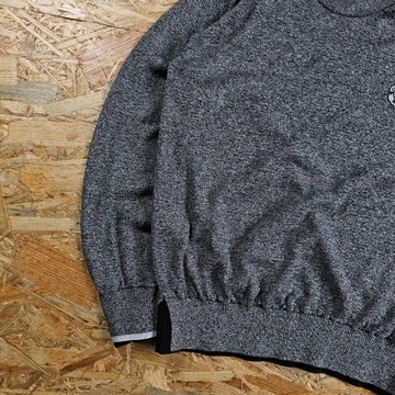 Sweter Szary KENZO Bawełniany z Logo Nowy Model Męski S