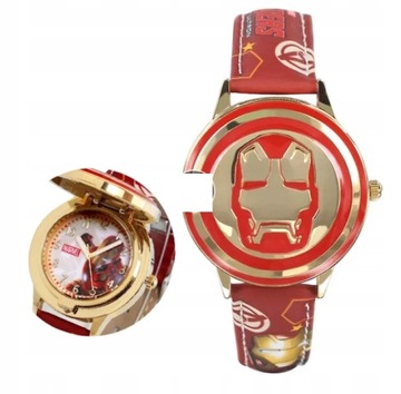 otwierany zegarek iron man marvel