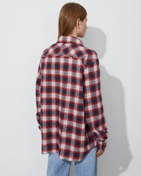 Women's Classic Oversize Plaid Shirts 100% Cotton