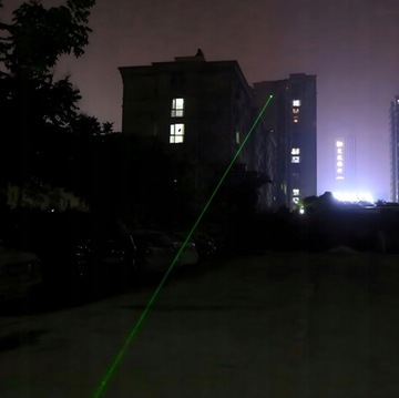 Wskaźnik Laserowy Mocny Laser Zielony do Prezentacji Smycz Przejściówka