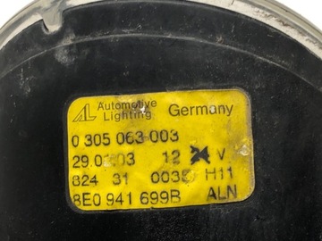 HALOGEN LEVÝ PŘEDNÍ AUDI A4 B6 8E0941699B KOMBI 00-05