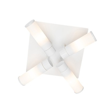 Современный потолочный светильник для ванной комнаты, белый, 4 лампы