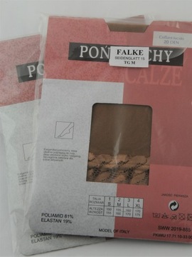 ЧУЛКИ FALKE PURE MAT 20 LUX БЕЖЕВЫЕ М 42-44 -65%