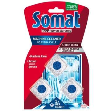 Somat Czyścik do Zmywarki 3 szt Cleaner