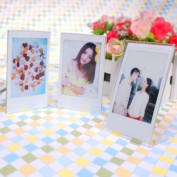 PRZEZROCZYSTY STOJAK PÓŁKA STOJAK NA MENU 2 SZT