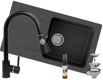 ZLEWOZMYWAK ZLEW GRANITOWY ADA+BATERIA 780 x 440