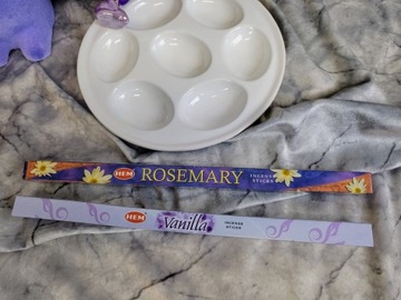 БЕЛАЯ ЯИЧНАЯ ТАРЕЛКА С ЛАВАНДОВЫМ КРОЛИКОМ