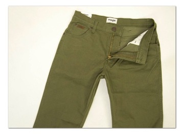 Wrangler Texas Green męskie spodnie jeansy W33 L30