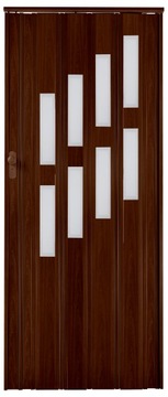 DRZWI HARMONIJKOWE ST14 KOLOR ORZECH 86 CM