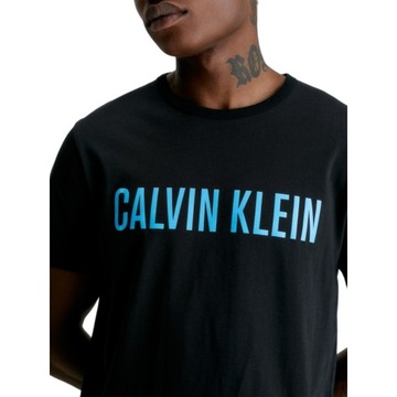 CALVIN KLEIN KOSZULKA MĘSKA T-SHIRT CREW CZARNA M