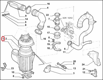 POUZDRO FILTRU VZDUCHU Z FILTREM LANCIA THESIS