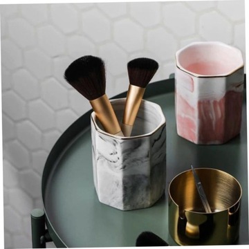 1 Мраморные кисти для макияжа Мраморный керамический подстаканник