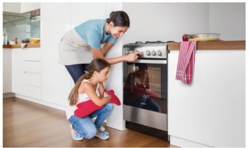 Газоэлектрическая плита INDESIT IS5G8CHX/EU 50 см Inox Grill Convection